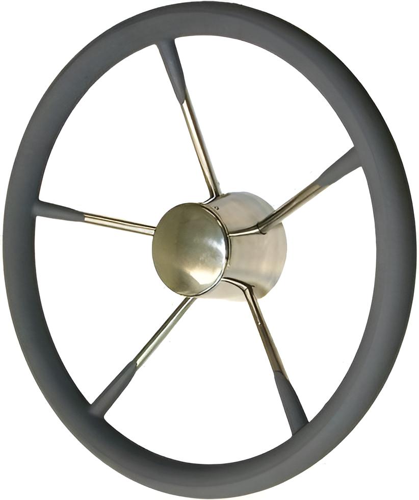 400 mm Goldenship Steuerrad / Bootslenkrad Forrada Edelstahl/Neopren