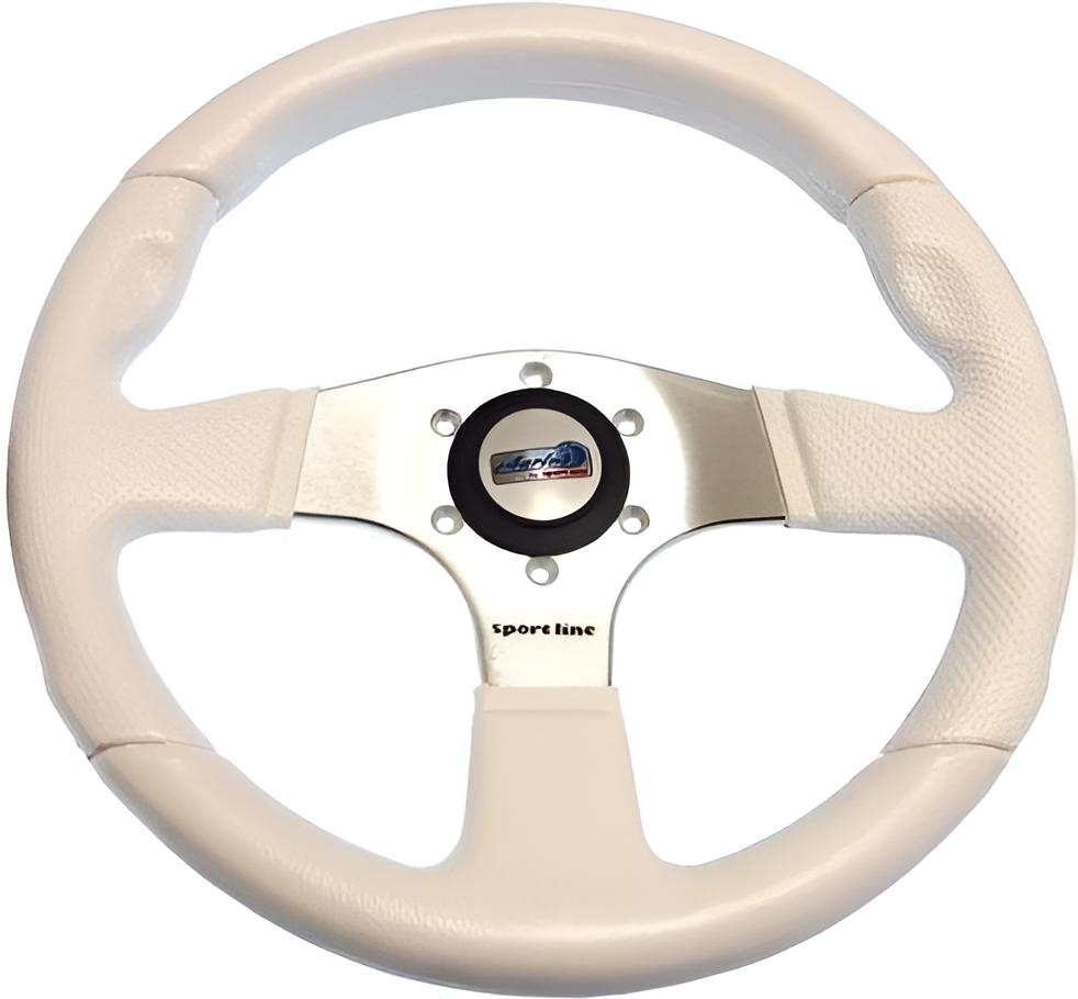 350 mm Goldenship Steuerrad / Bootslenkrad Atlantic Weiß