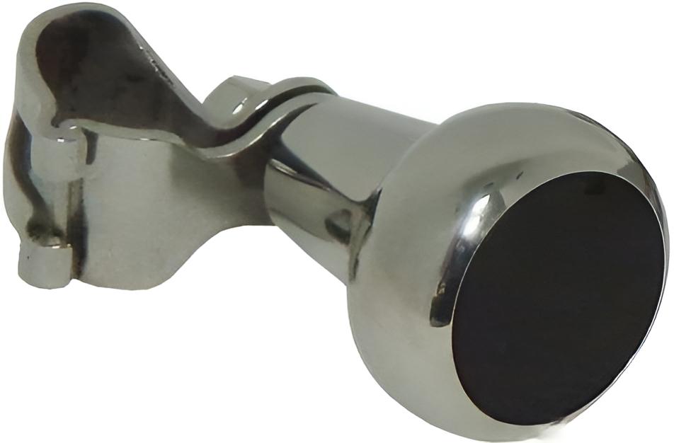 Knauf für Lenkrad Edelstahl/Kunstoff GS41192