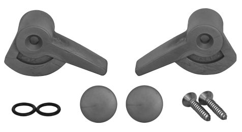 Goïot Integration Plastik Interieurhebel  Klein ( Satz von 2 Stück )