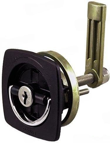 Luckenverschluss abschließbar schwarz