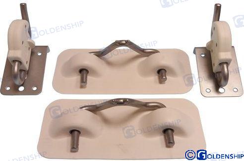 HALTER SCHLAUCHBOOT WEISS PVC