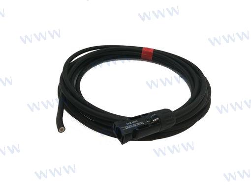 CABLE SOLAR 4mm T4 SOCK/PLAIN 5m