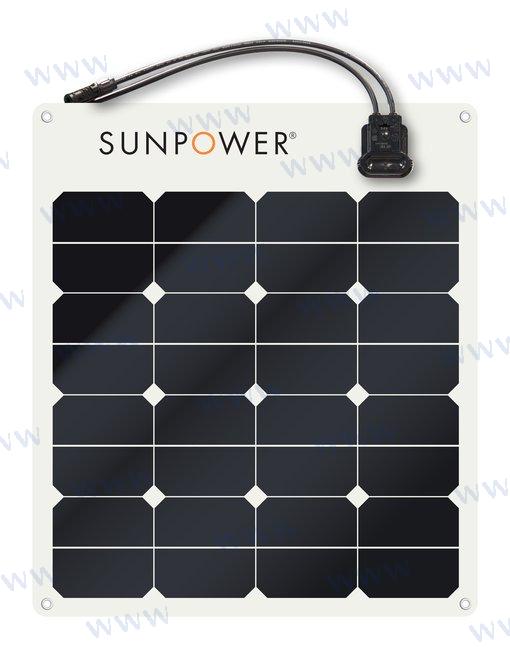PANEL  SUNPOWER 50W SEMI-RIGIDO