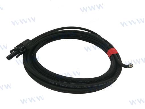 CABLE SOLAR 4mm T4 PLUG/PLAIN 5m