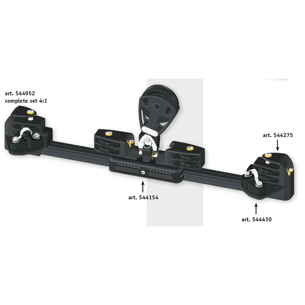 Antal Aluminium Kugelgelagerte Travellerschlitten Typ 150 für Umlenkrollen