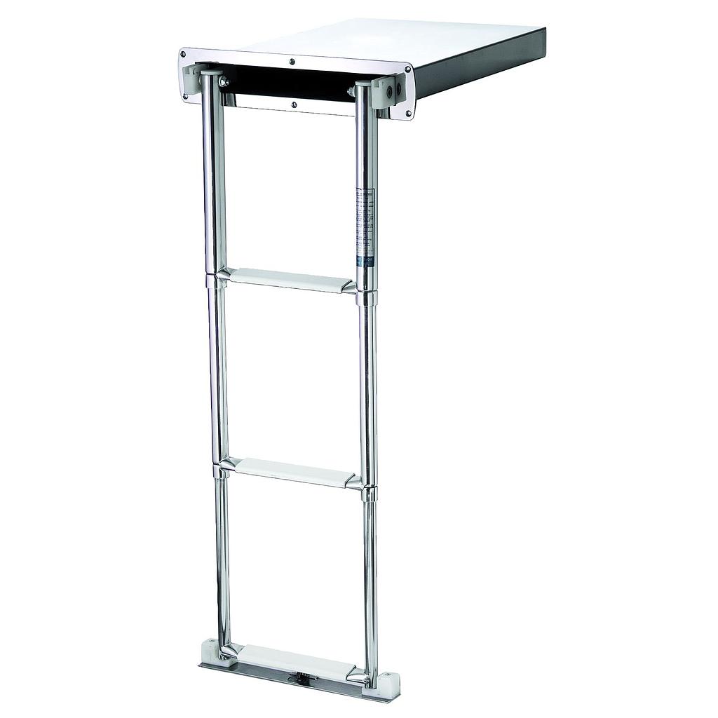 NIRO Telescopische Badeleiter in Kassette  3-Stufen