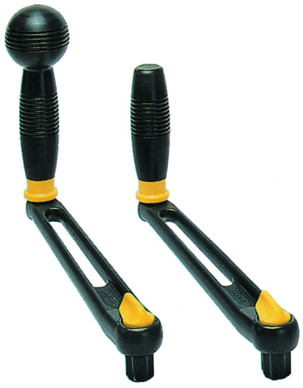 Winsch Kurbel 200 mm Aluminium schwarz