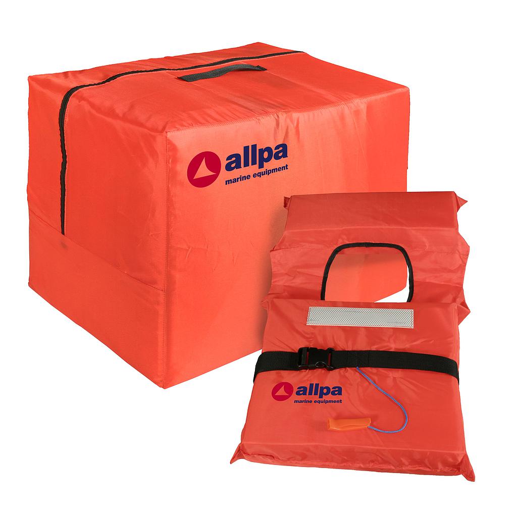 Sicherheitstasche inklusive 4x Rettungsweste Modell Norman" ( 031700 )"