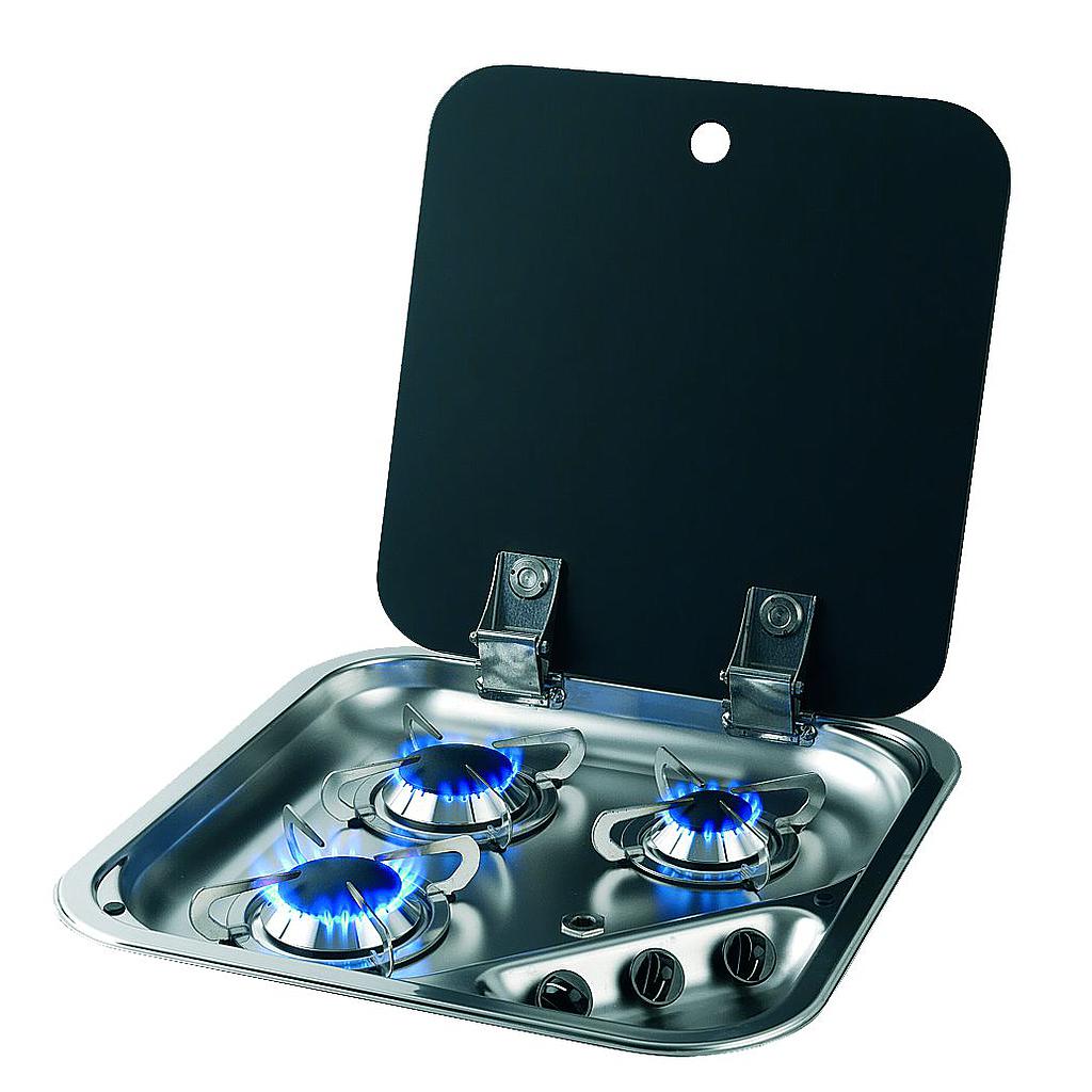 Gaskochter mit Abdeckplatte  440x440x90mm