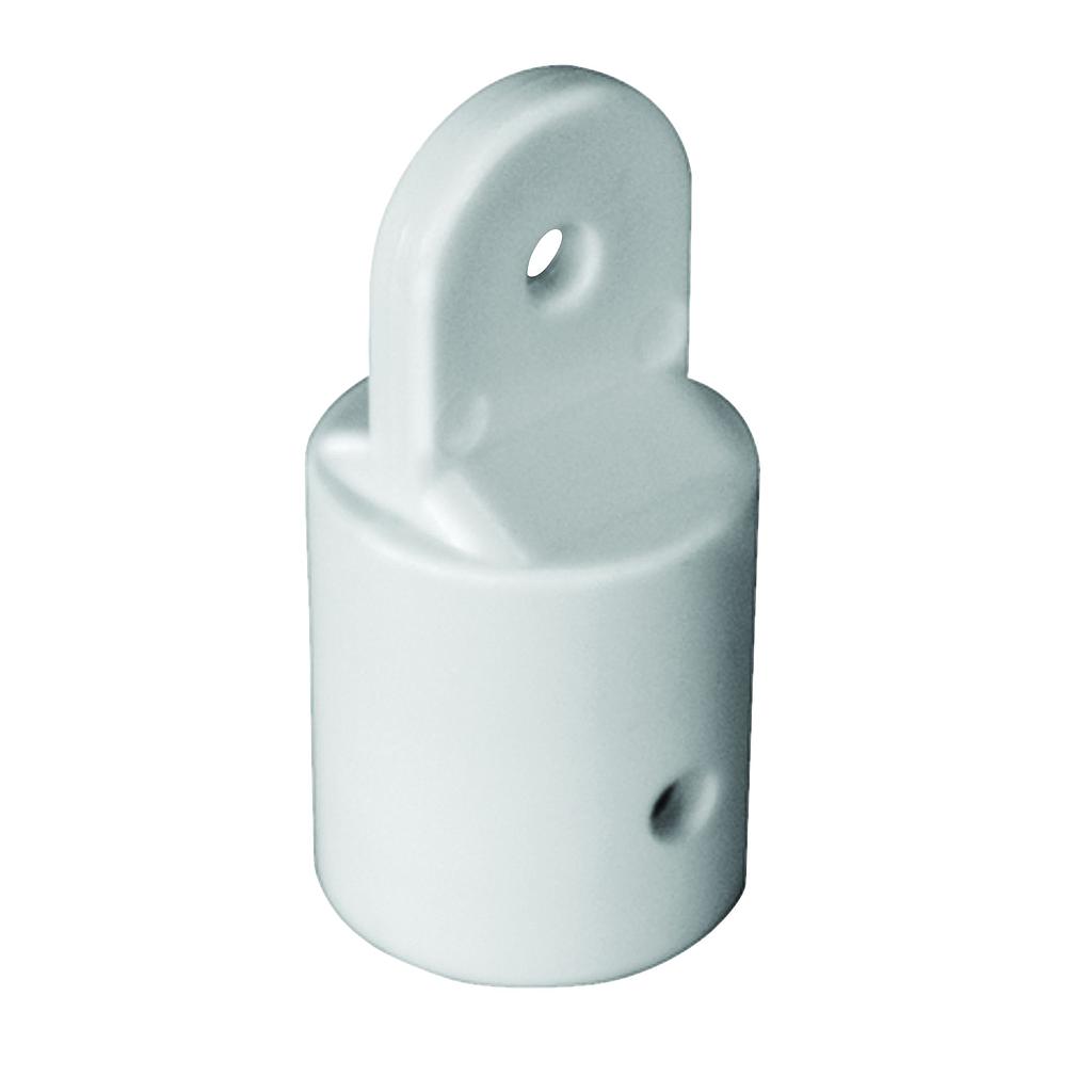 Nylon Scharnierendstück  Rohrseite