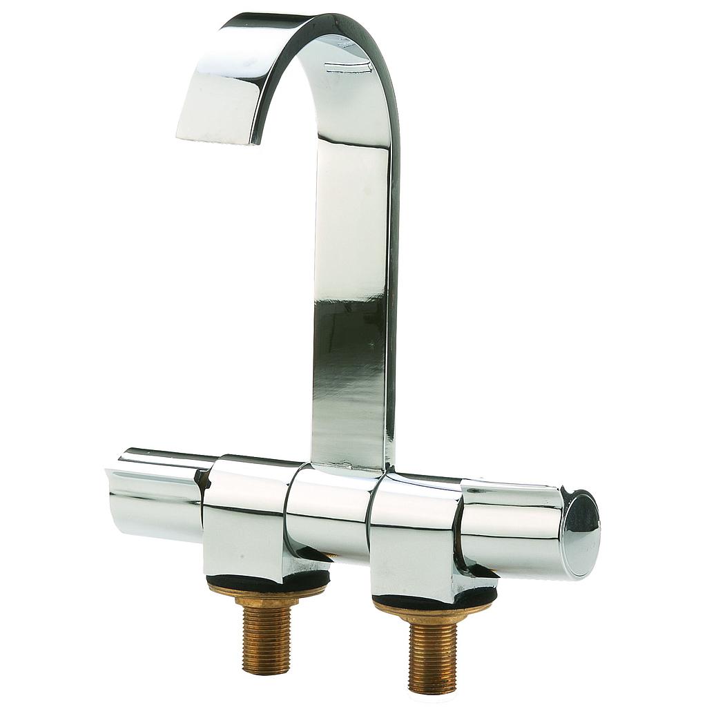 Verchromter Mischhahn