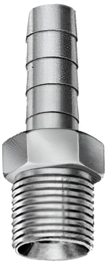 Schlauchanschluss Messing 1/4 Nptx1/4"