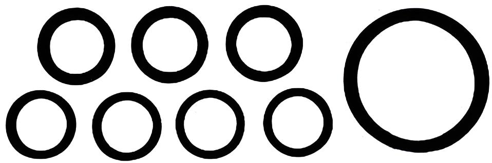 Dichsatz Wasserleitung Volvo Penta