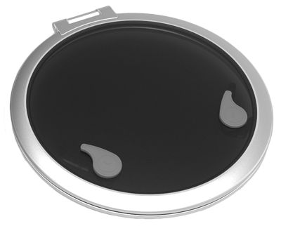 Goïot Aluminium Luken Modell Opal 22"  Satin  Abm. Ø572mm  Lochmaß Ø518mm  Rahmen 15mm"