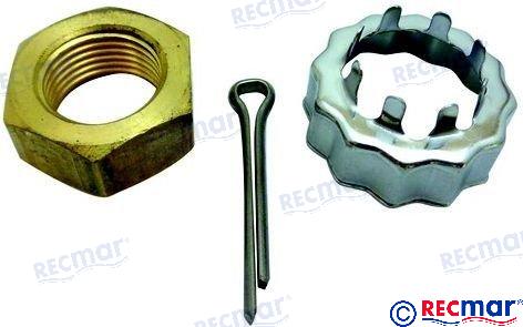 Satz Propeller Mutter