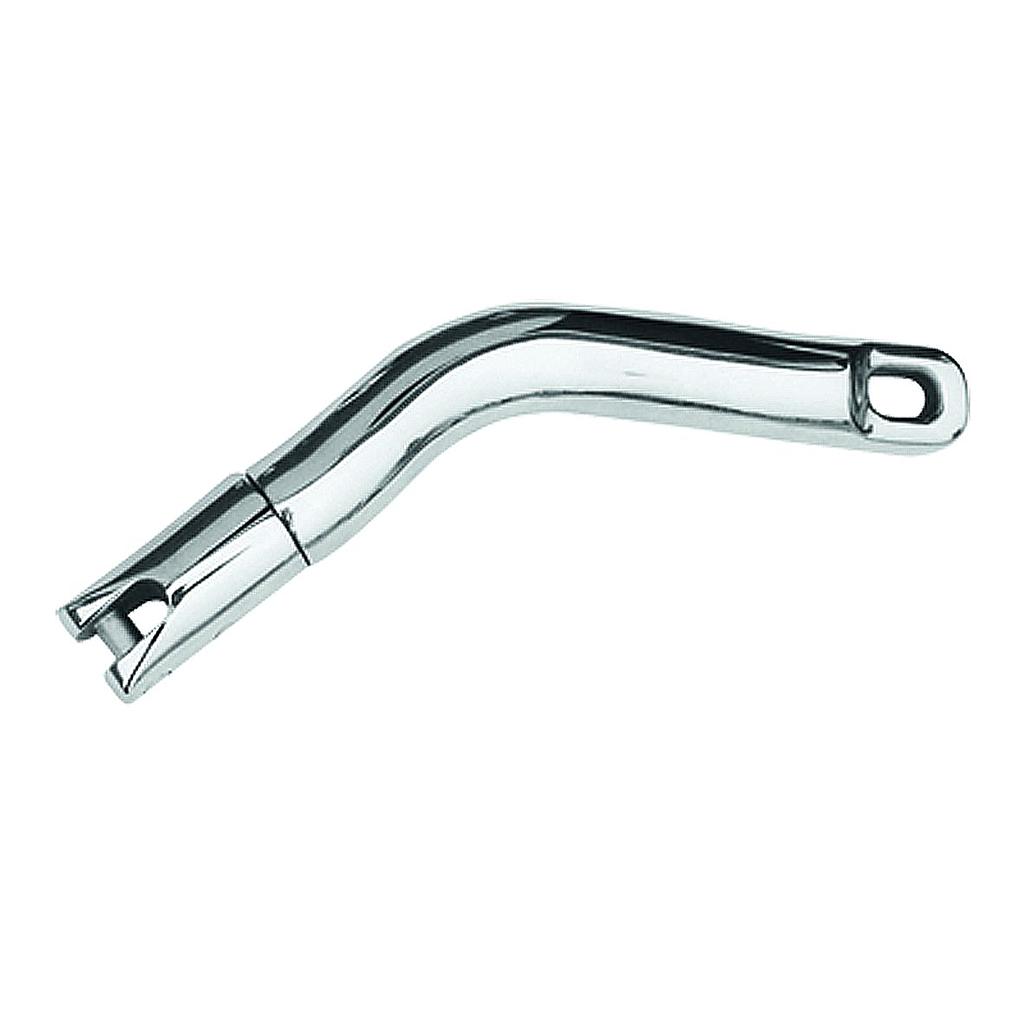 NIRO Gebogener Ankerwirbel Modell Force"  Kette Ø6-8mm ( Bruchlast 3000kg )"