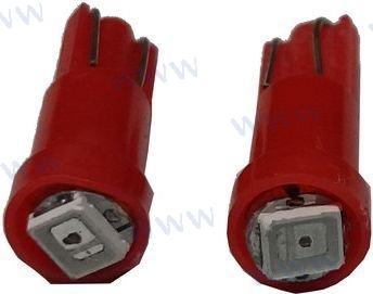 GLÜHBIRNE 12V, 1.2W RED (PACK 2)