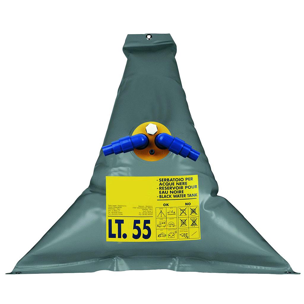 Flexible Fäkalientank  55l  950x950mm ( lxb )  Gewicht 0 75kg  Dreieck