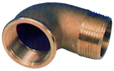 Krümmer 90°  1/4" mit Innen und Außengewinde