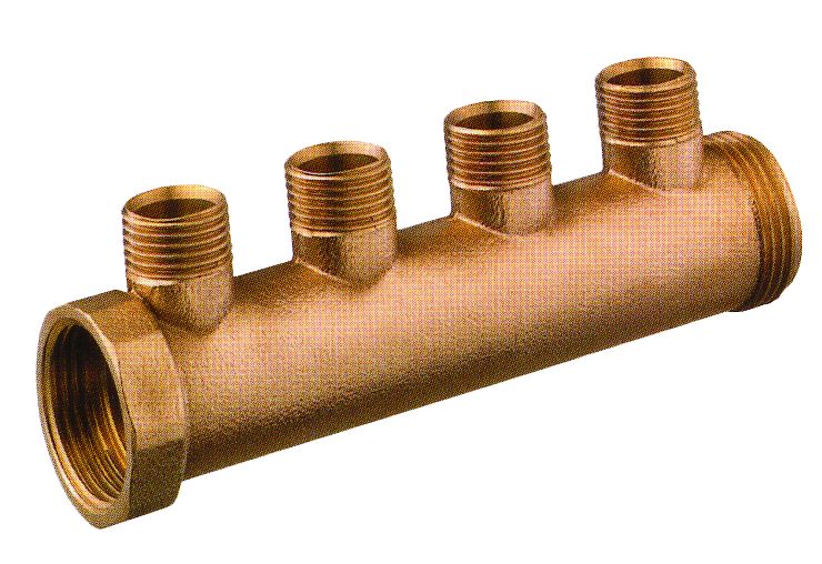 Sammelröhre 3-weg 3/4" x 1/2"