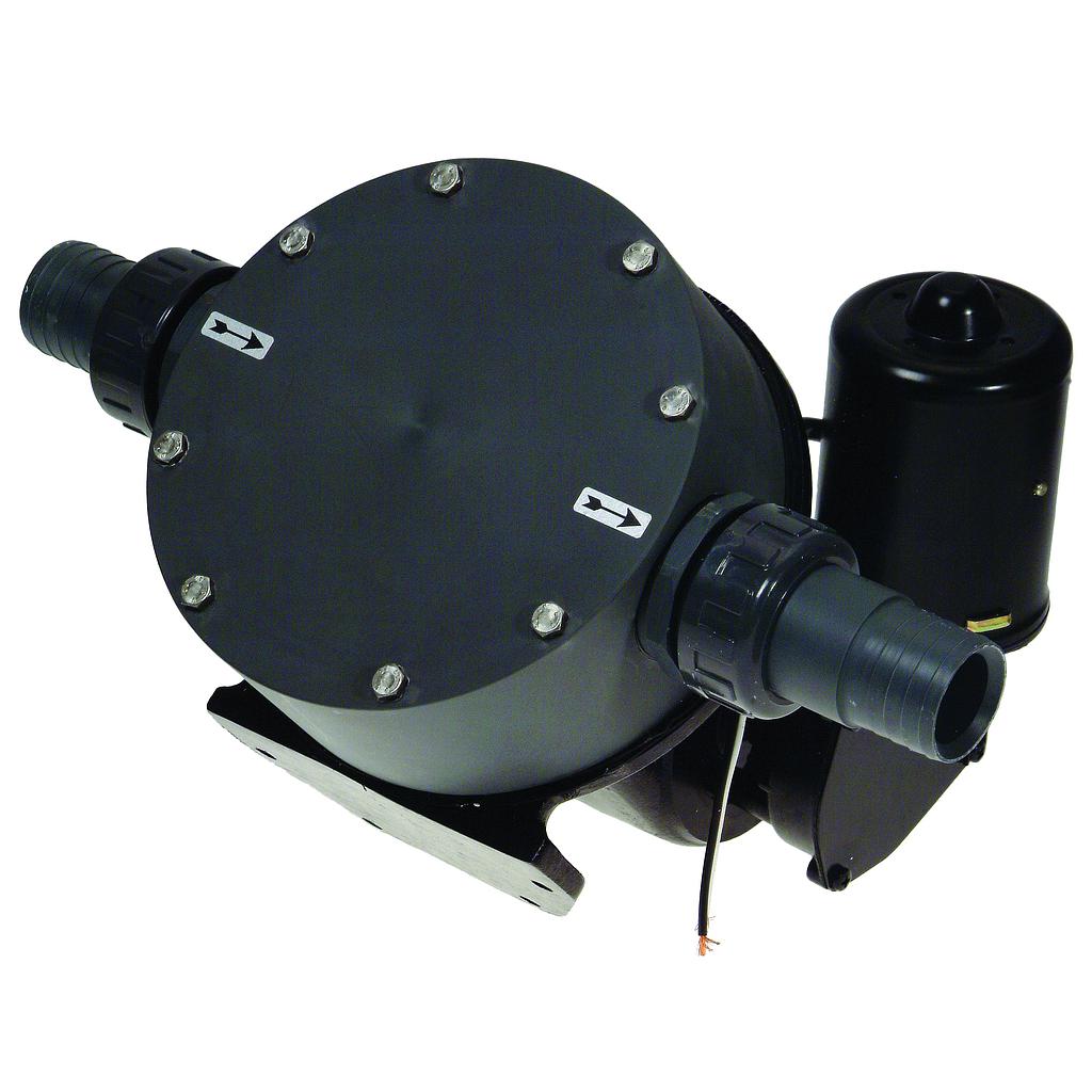 Membranpumpe PVM 0.16  12V / 6A  30l/min  max. Selbstansaugend bis 3m - max. Förderhöhe 5m  Schlauchanschluss Ø38mm  350x250x250mm ( lxbxh )  Gewicht 6 0kg