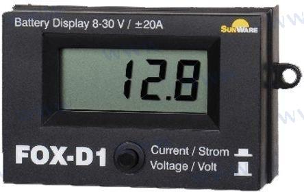 FOX-D1 DISPLAY DE VOLTAJE