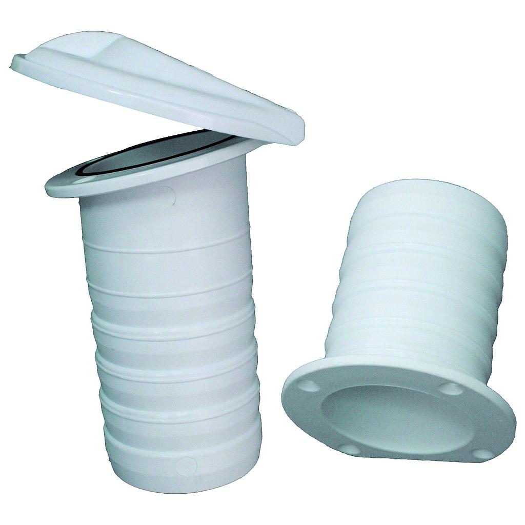 Nylon huiddoorvoer met klep