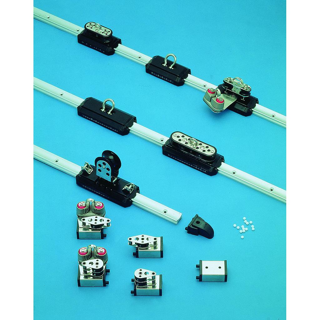 Kugelgelagert Travellerschlitten mit Abdeckplatte + Umlenkrollen