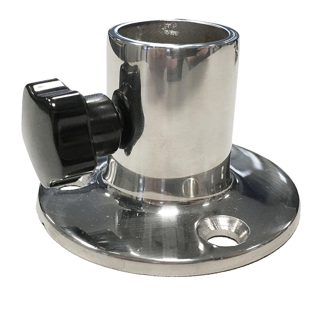 Flaggenstockhalter Stabiler aus NIRO 90º 