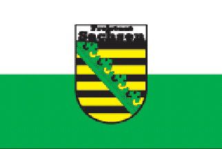 Freistaat Sachsen Flagge  20x30cm