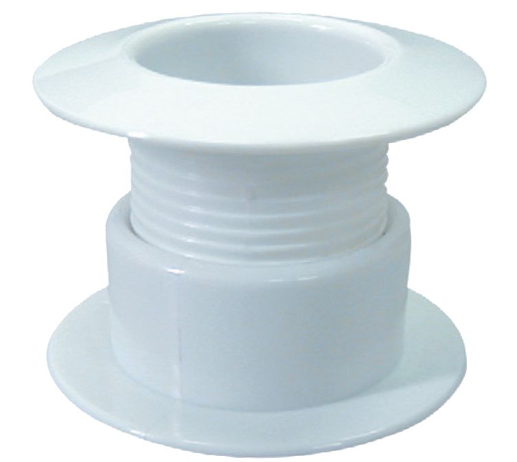 Opschroefbare huiddoorvoer kunststof; 1 1/4" L=28-44mm