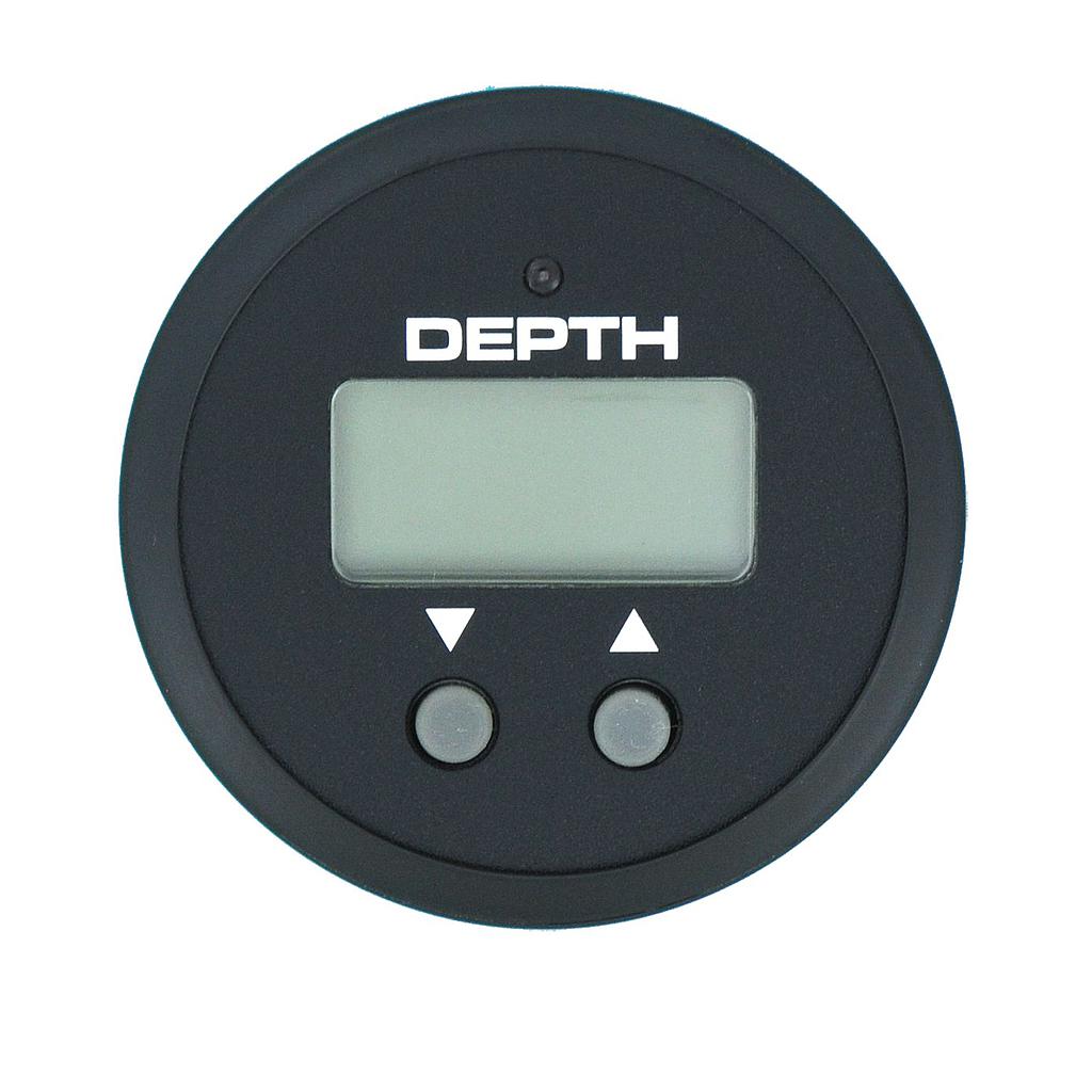 Dieptemeter digitaal  met zwarte bezel  Teleflex Premier