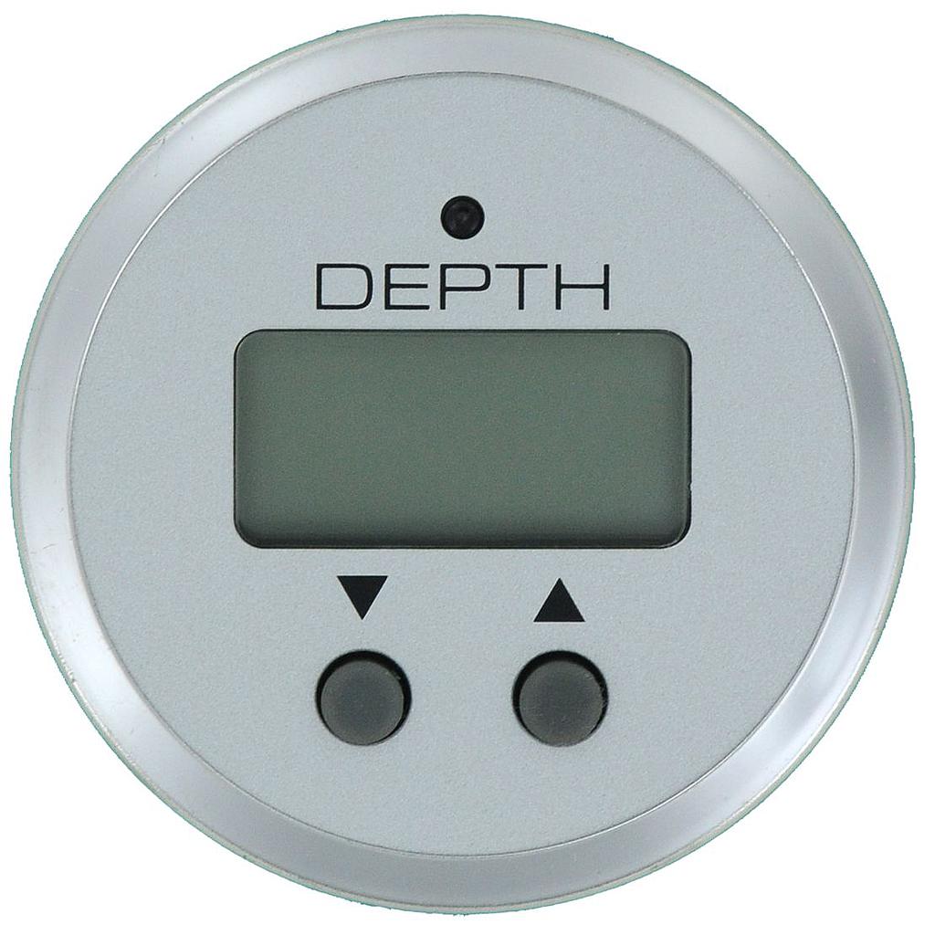 Dieptemeter digitaal  met RVS-bezel  Teleflex Argent