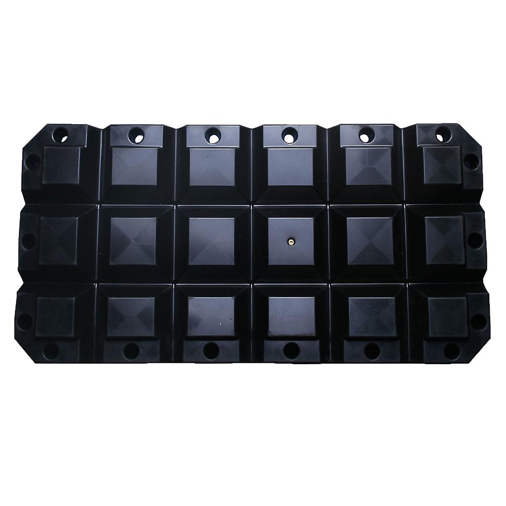 Multifender  600x300x80mm  3 0kg  schwarz