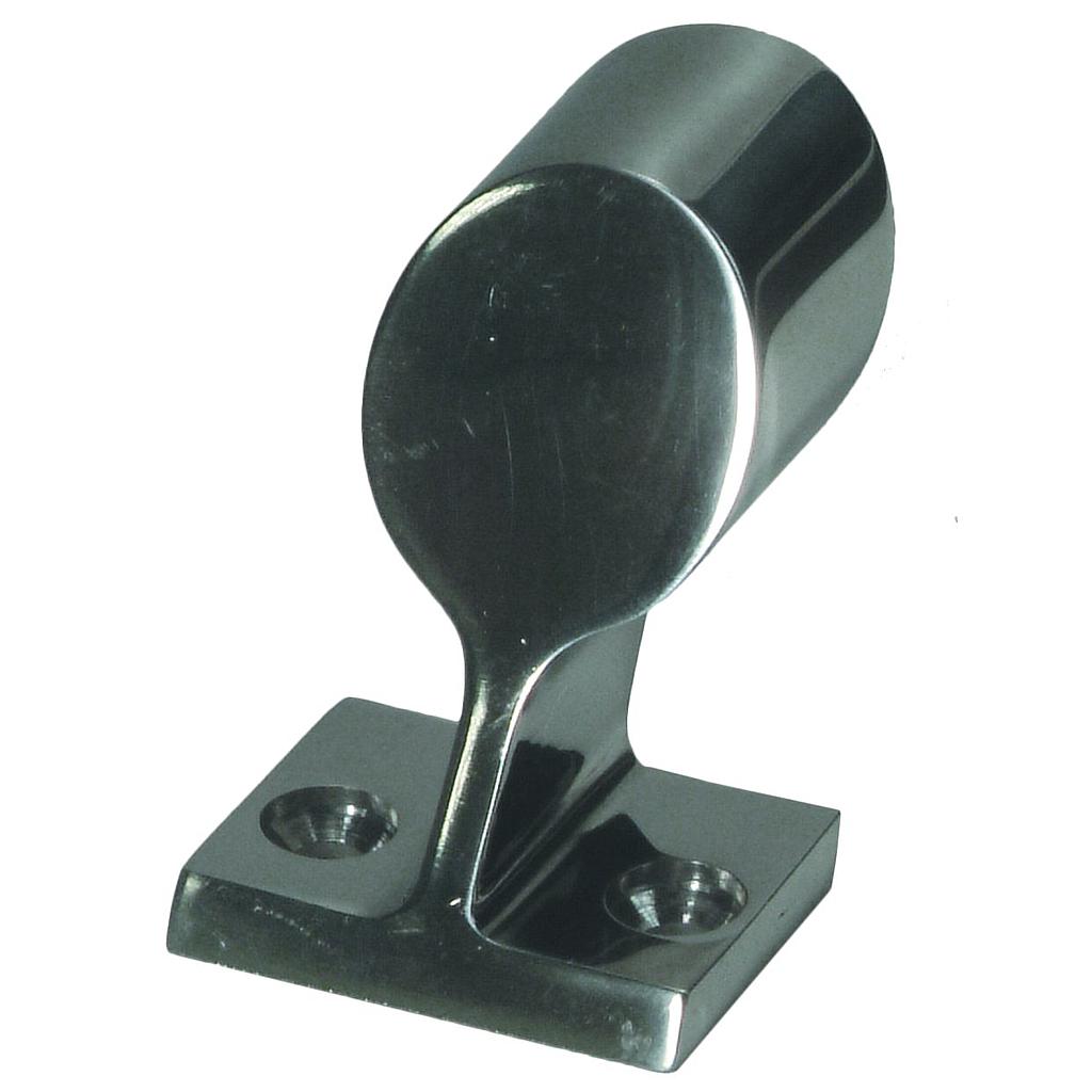 NIRO Handlauf-Endstück 60°  Ø25 4mm  H=56mm