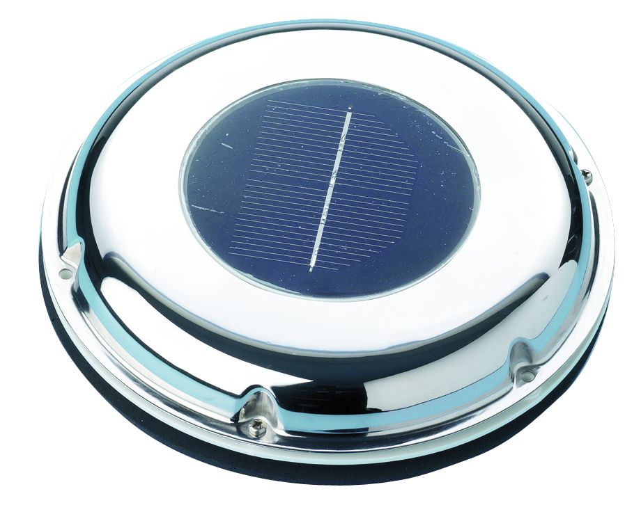 Ventilator op zonne-energie, RVS