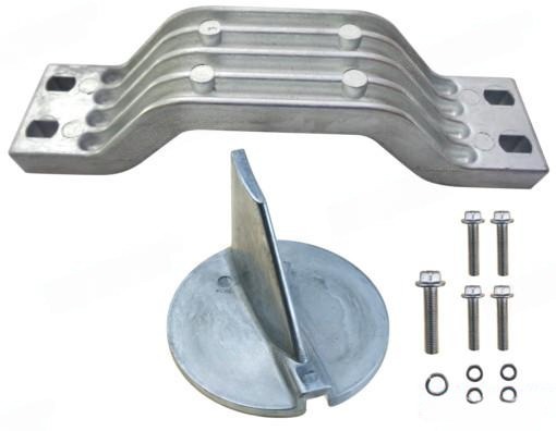 Aluminium Anodensatz passend für Yamaha 150 PS Counter Rotation