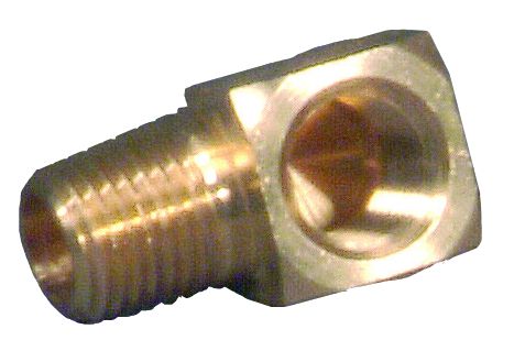 Sierra Kraftstofftankanschluss Messing, 90°, Universal, 1/4" NPT male/female