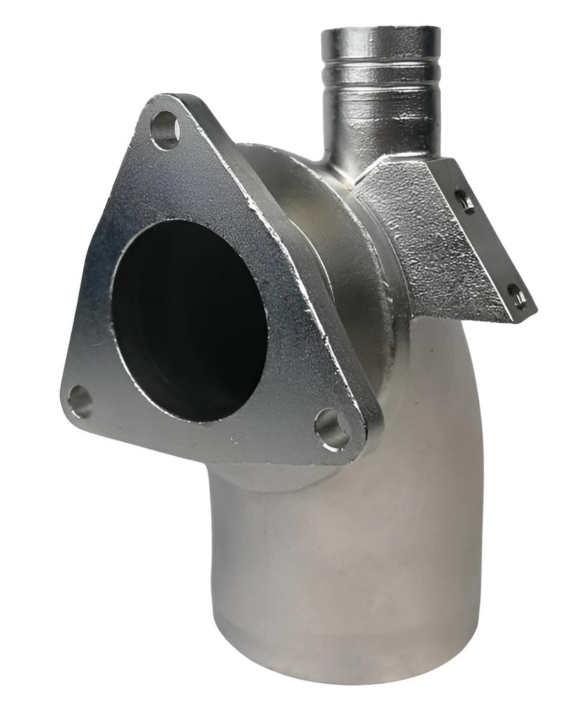 Abgasknie passend für Yanmar 4LH-STE Edelstahl
