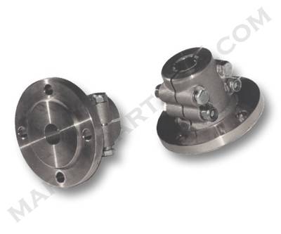 Klemmflansch aus Stahl - Ø 30 mm