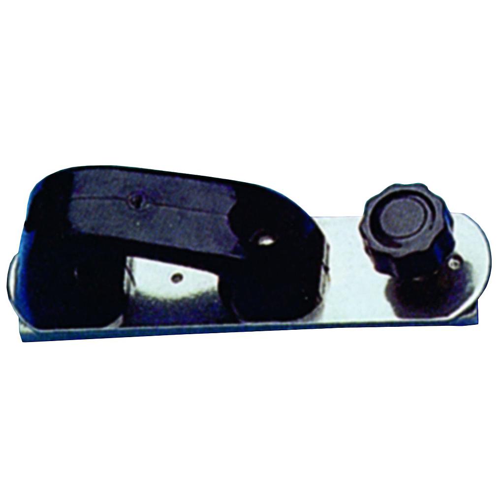 NIRO Genua-Schlitten mit leitöse und Rasterstift für U-förmige Leitschiene