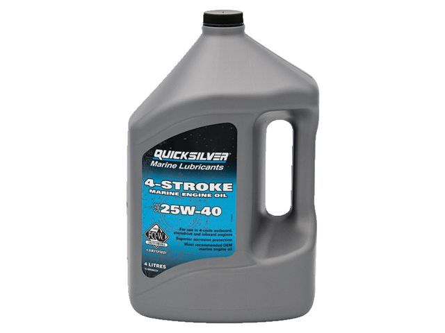 Quicksilver 25W40 4 Takt Motorenöl mineralisch 4 Liter 8M0086224
