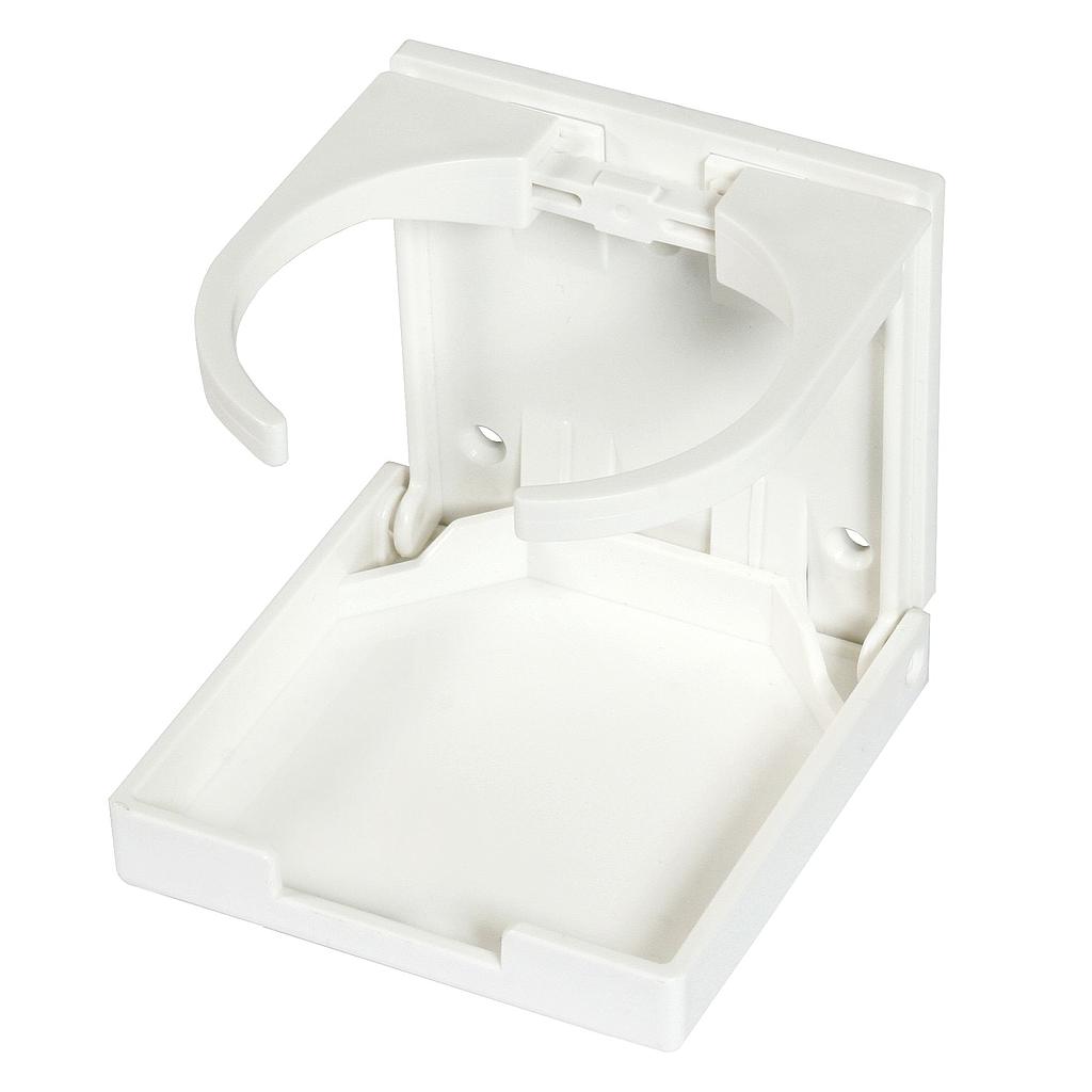 Kunststoff Getränkehalter  klappbar Weiss