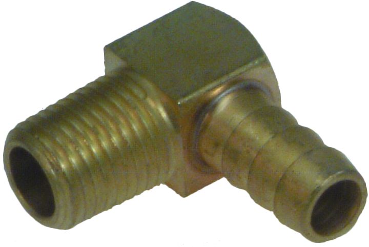 Knie 90° voor Brandstof, 3/8""