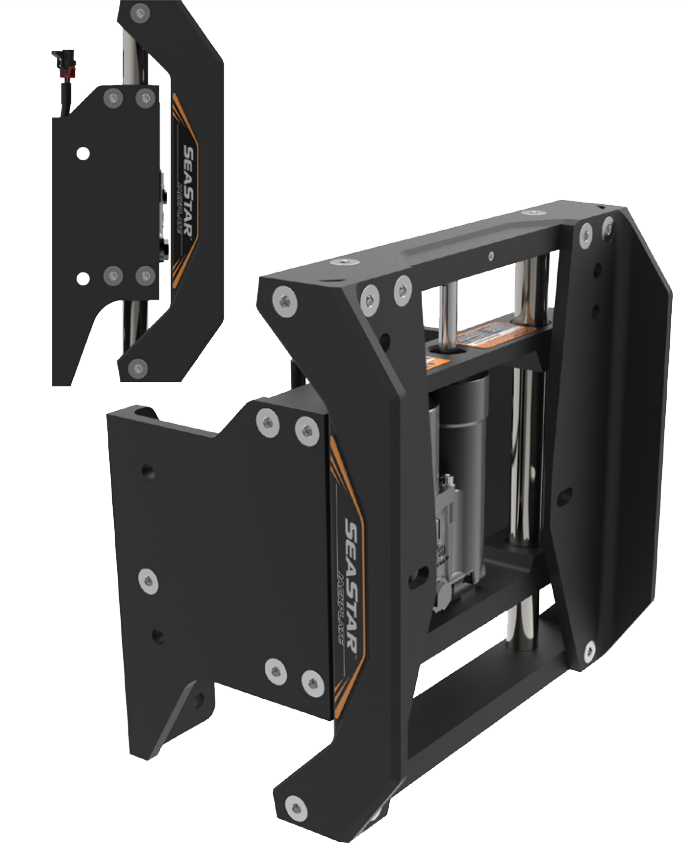 Seastar Extreme Elektro hydraulische Jack Plate Powerlift 8" Setback