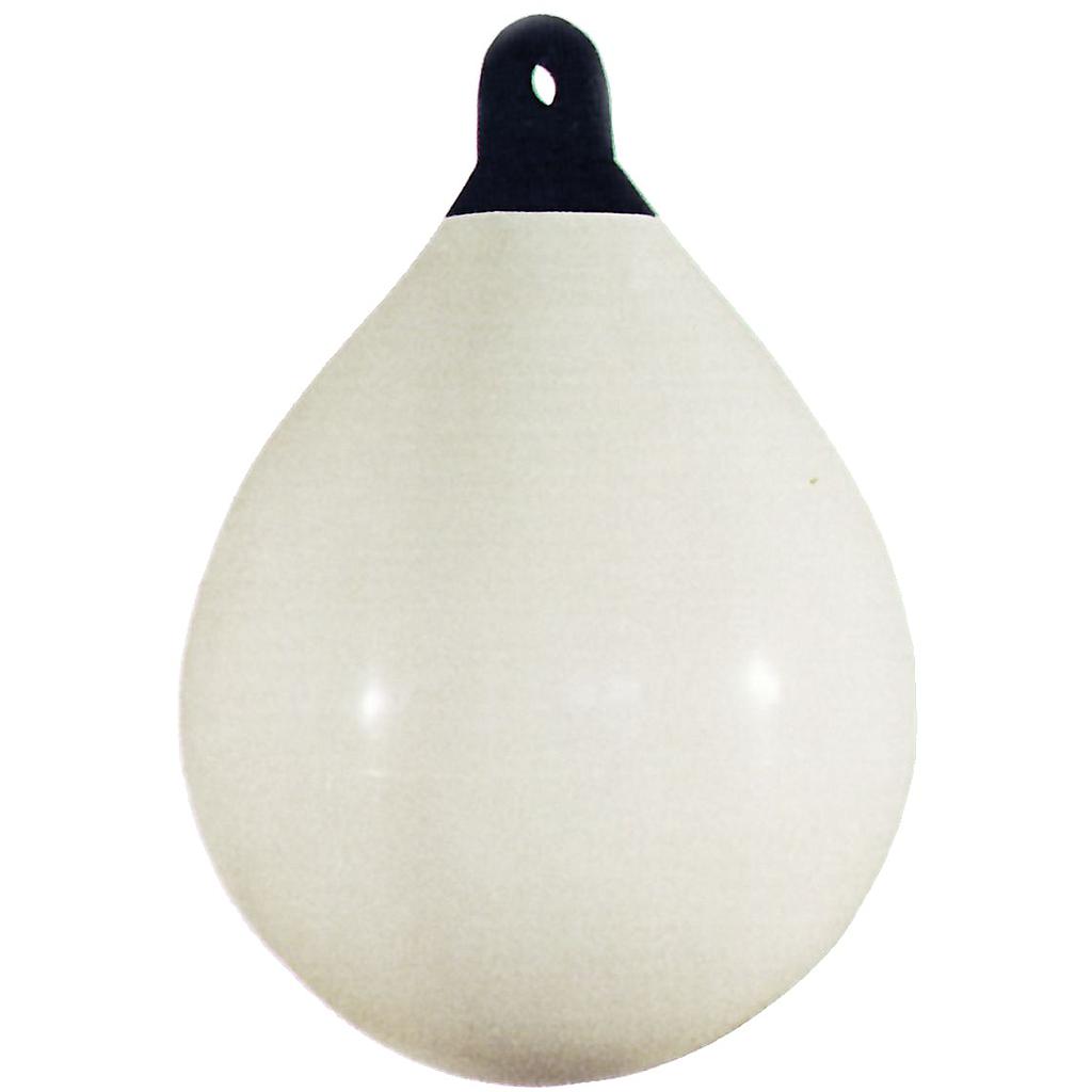 Solid Head Boje  Ø450  L=620mm  Weiss mit Schwarzem Kopf ( maß 2 )