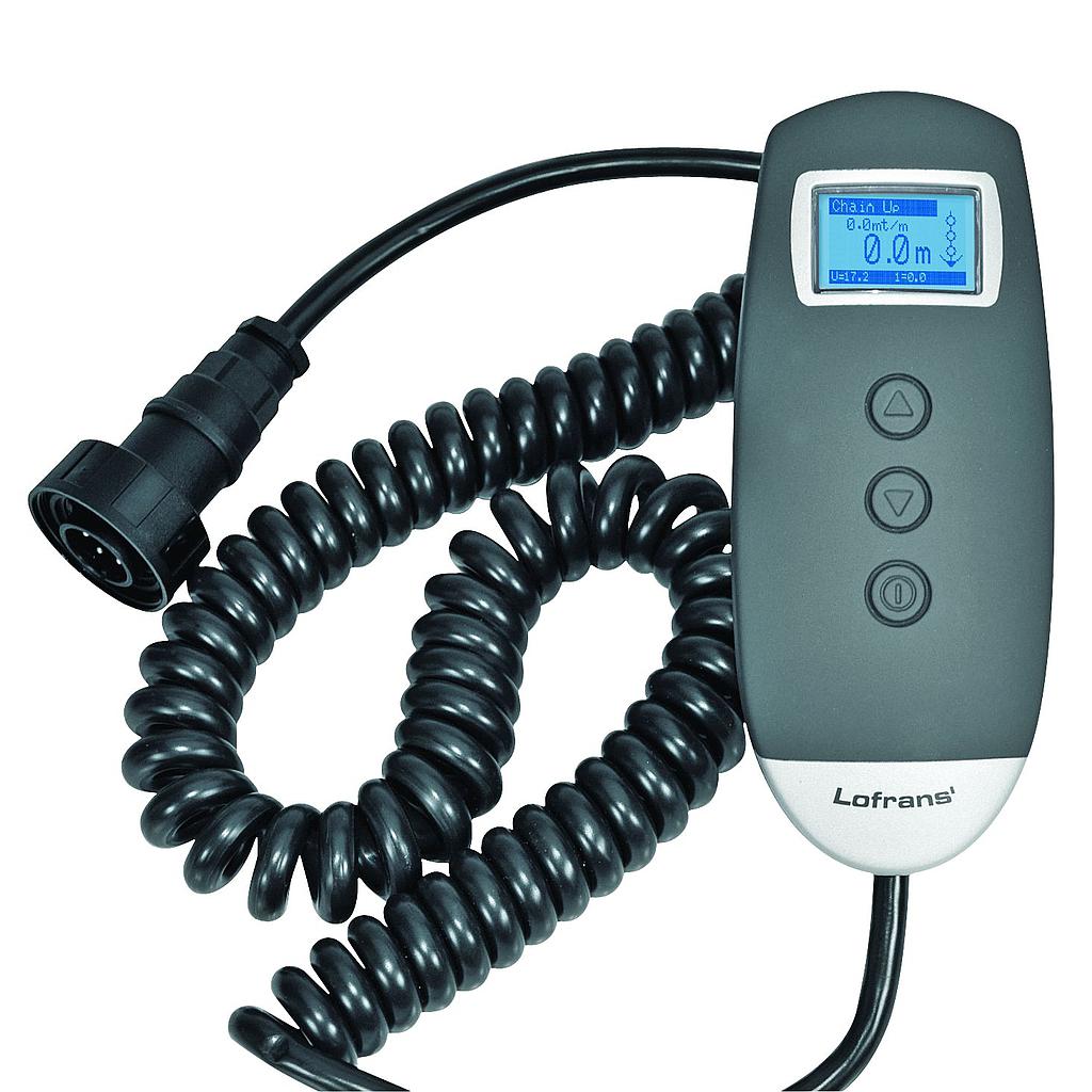 Lofrans Fernbedienung mit Kettenzähler  Modell Galaxy 503  mit flexibles Kabel ( 6-Polig ) ( 12V/24V )