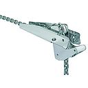 NIRO Ankerbugrolle  A=400mm  B=80mm  C=80mm ( kippbar  bis 15 0kg )