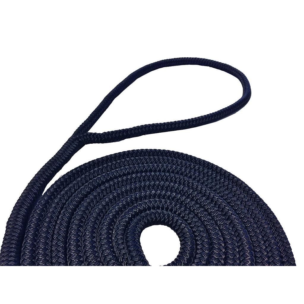 Fenderleinen Handgearbeitet T16 + Spleiß  Dunkel Blau  Ø8mm